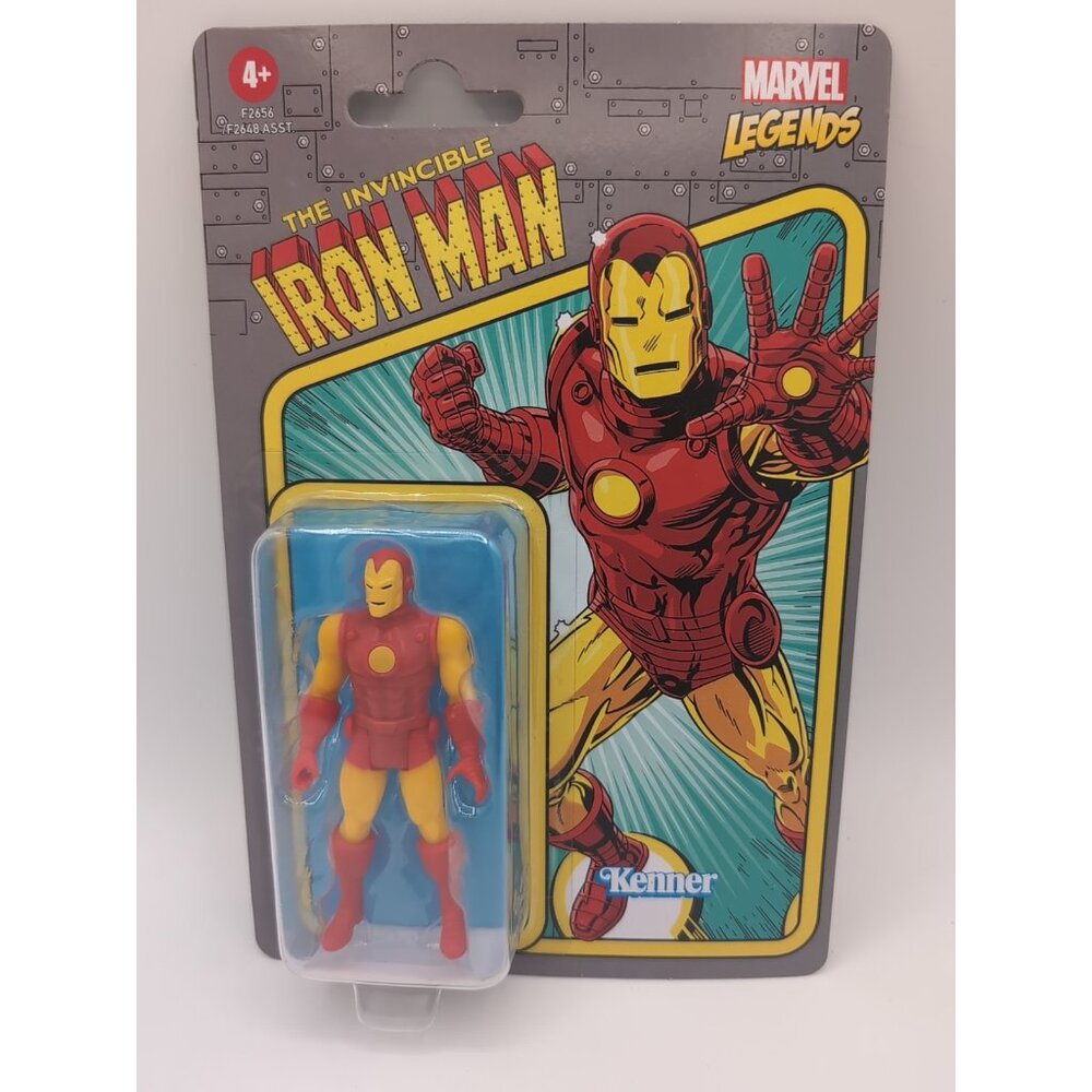 Marvel Legends Iron Man Retro 3.75 Action Figure Hasbro Kenner NIB